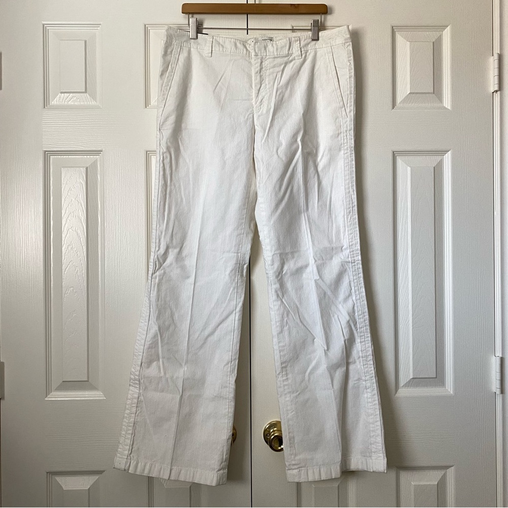 Banana Republic Pants Women's Sz 12 Low Waist Flat Front Straight Leg Jeans NWT